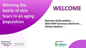 Winning the battle of skin tears in an aging population Webinar eBook