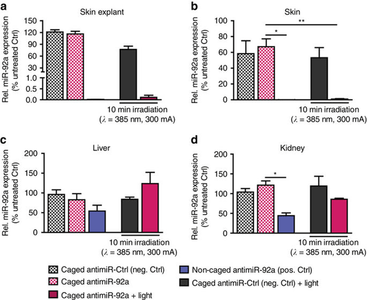 light inducible antimiR